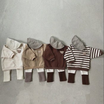 Cute Bear Fleece Hoodie for Babies – Warm & Stylish Sweatshirt