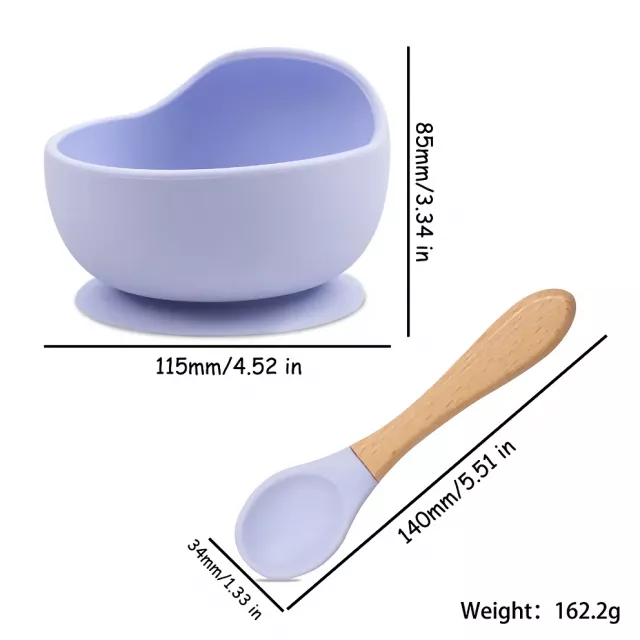 Silicone Baby Feeding Bowl with BPA-Free Teething Toy - Image 7