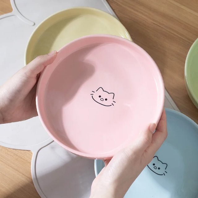 Adorable Ceramic Pet Food & Water Bowl for Cats and Puppies - Image 4