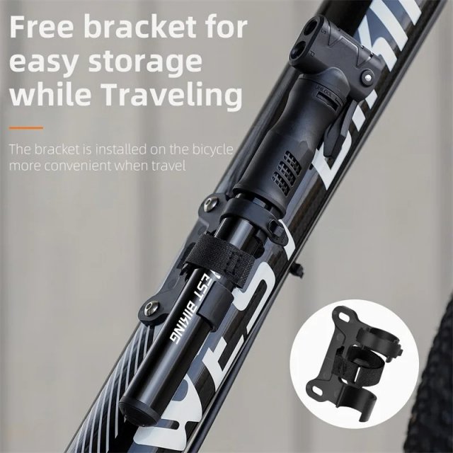 Portable Mini Bike Pump for Easy Inflation - Image 6