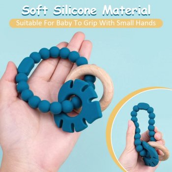 Baby Silicone Teether Ring  