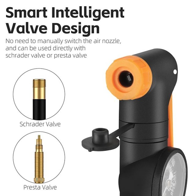 Portable Bicycle Pump for All Bike Types - Image 6