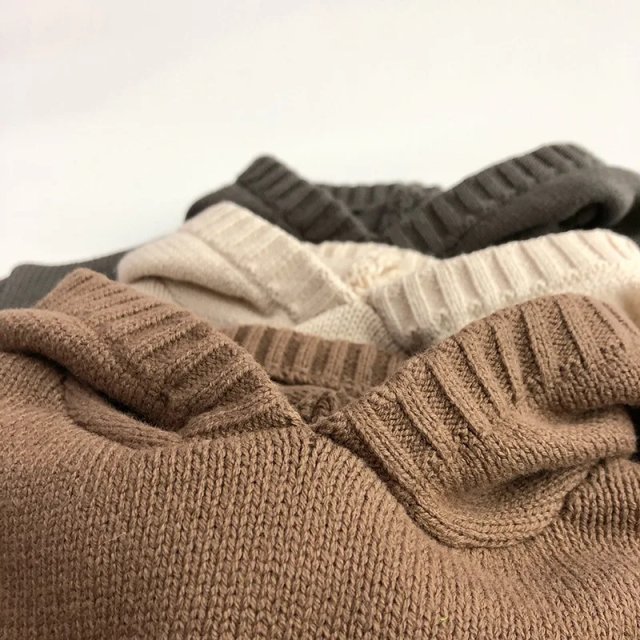 Cozy Front Pocket Knit Sweater Hoodie for Kids - Image 7