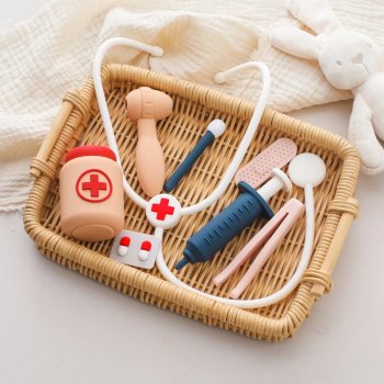 Baby Silicone Medical Play Set