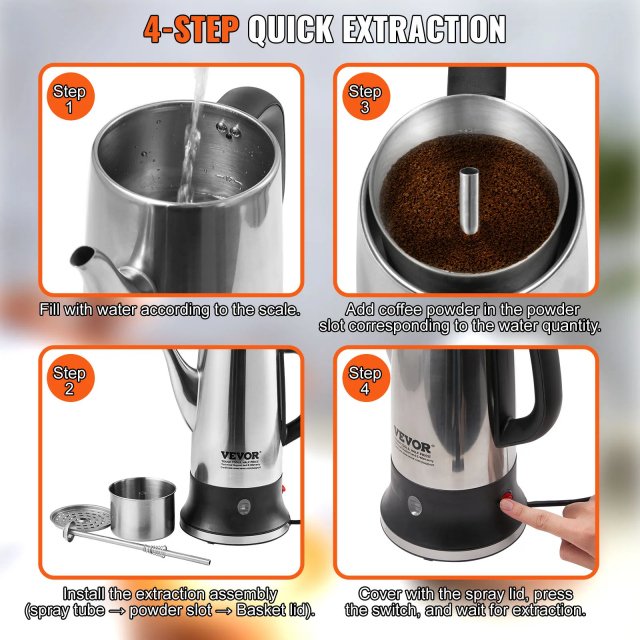 12-Cup Electric Percolator Coffee Pot - Image 5