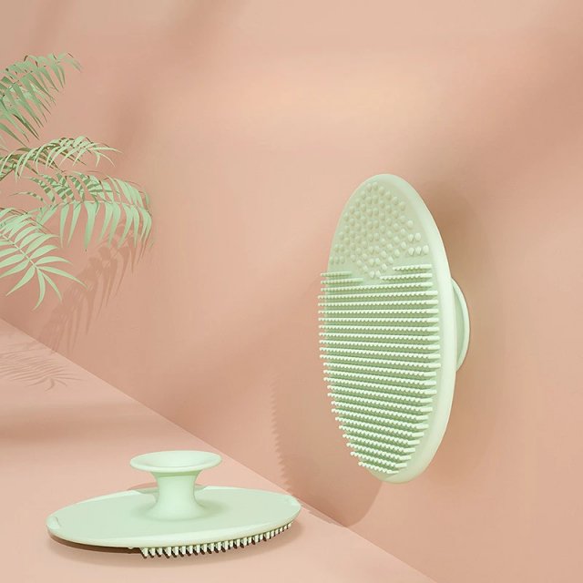 Baby Silicone Bath Brush - Soft Hair Comb & Head Massager for Newborns - Image 4