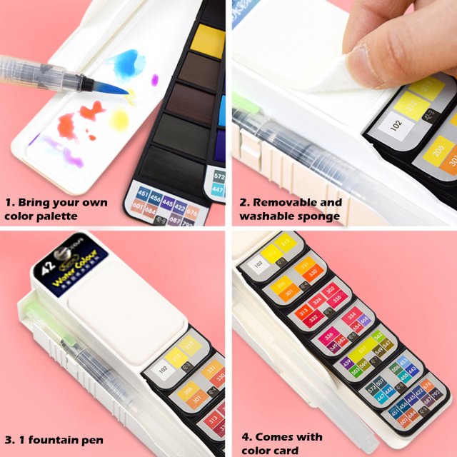 Portable Gouache Paint Set - Image 6