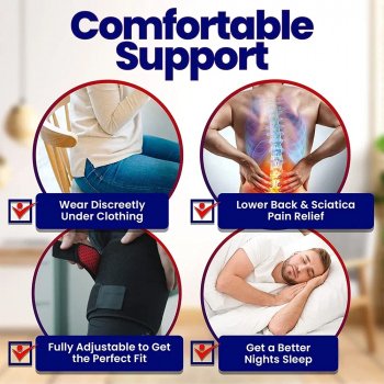 Hip Brace Thigh Compression Sleeve for Hip Pain Relief, Sciatica, and Muscle Strain Support