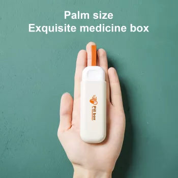 Compact 3-Grid Mini Pill Organizer