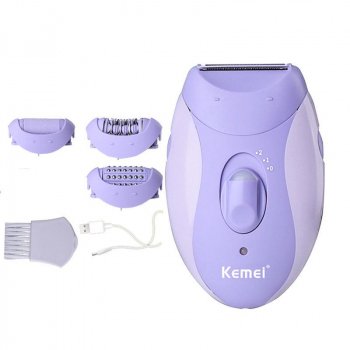 4-in-1 Rechargeable Electric Epilator & Hair Removal System for Women