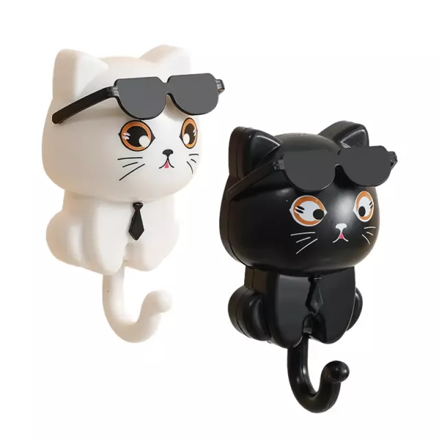 Adorable Cartoon Cat Coat Hook - Image 5