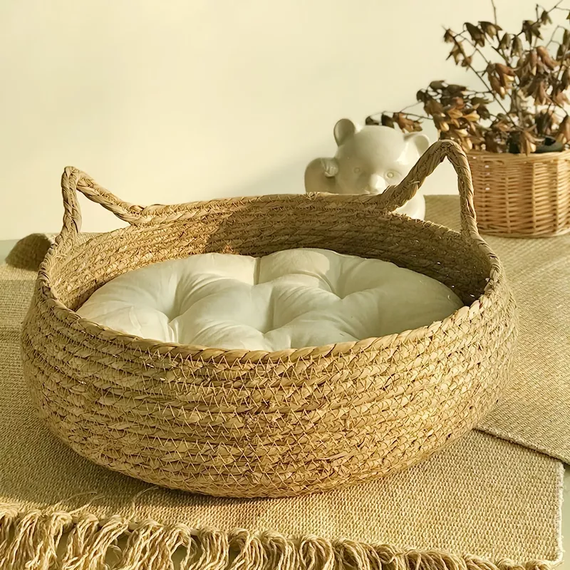 Basket and cushion