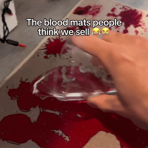 Color-Changing Halloween Bath Mat