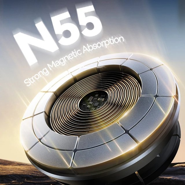 Magnetic Car Mount & Wireless Charger with 360° Rotation - Image 4