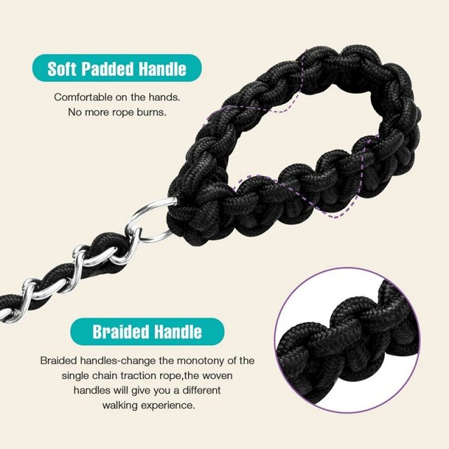 Heavy Duty Metal Chain Dog Leash - Image 3