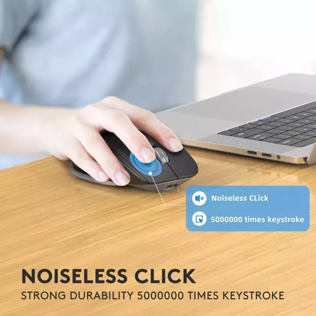 Multi-Device Wireless Mouse with Bluetooth 5.0 & 2.4G - Image 7