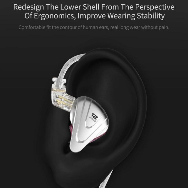 Hybrid HiFi Bass In-Ear Monitors with Noise Isolation & Volume Control - Image 3