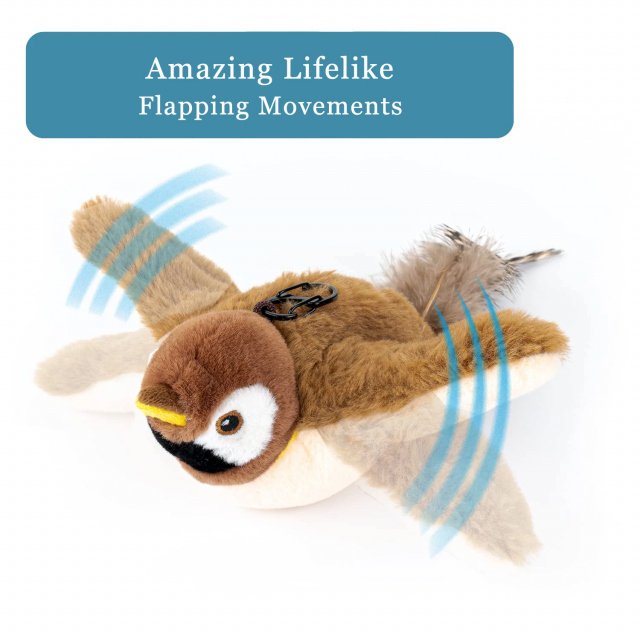 Interactive Chirping Sparrow Cat Toy - Image 4