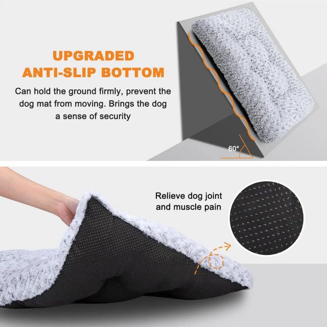 Washable Deluxe Plush Dog Bed - Image 6