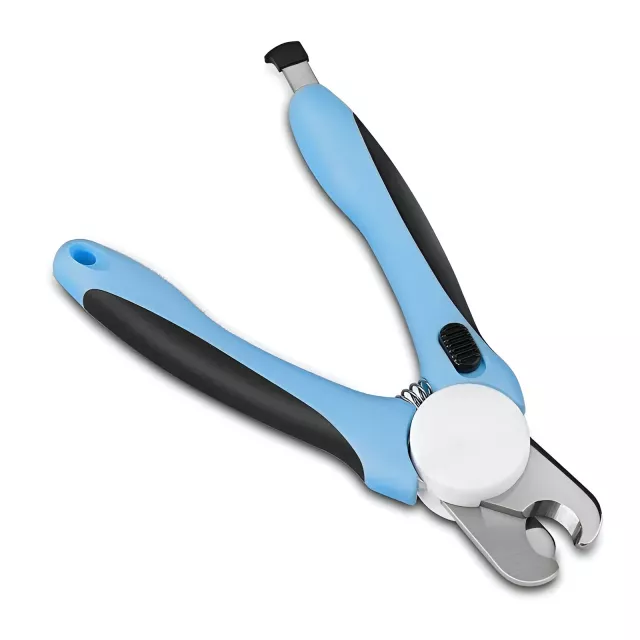 Stainless Steel Pet Nail Clippers with Safety Guard and Free Nail File - Perfect for Medium & Large Dogs - Image 8