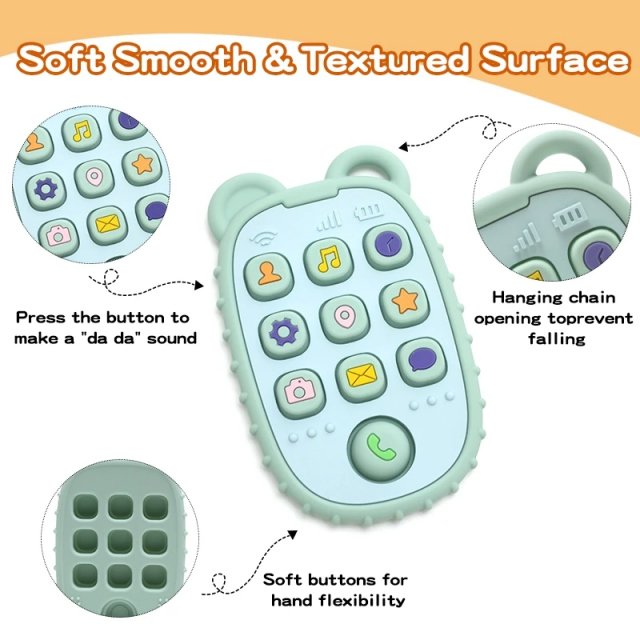 Baby Silicone Teether Toys - Image 4