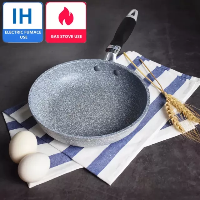 Non-Stick Stone Frying Pan Set - Eco-Friendly Wok Skillet - Image 5