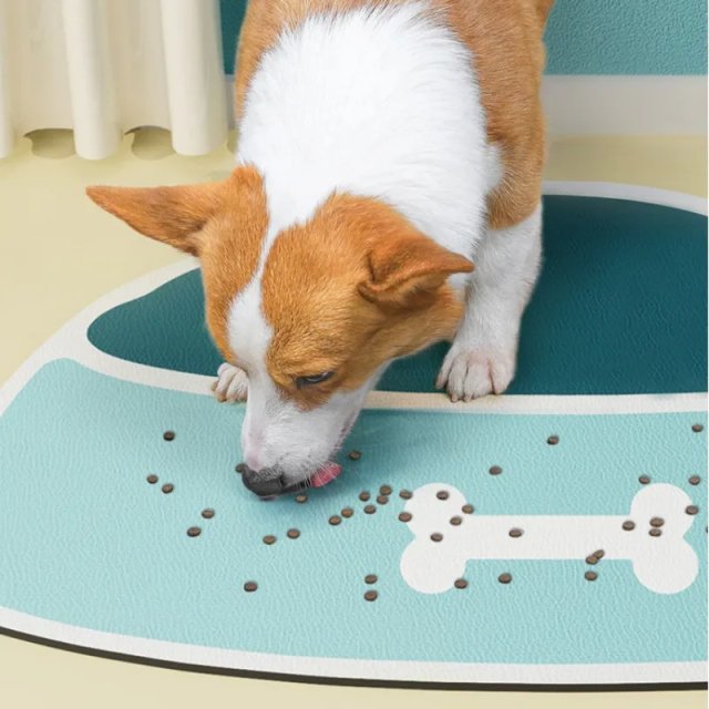 Absorbent Pet Feeding Mat for Dogs and Cats - Image 2