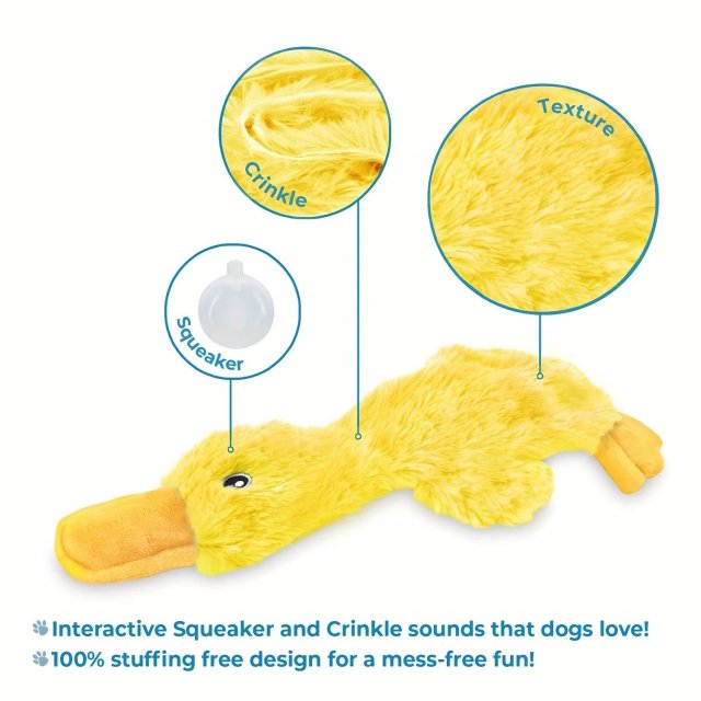 Interactive Small Dog Plush Squeaky Toy - Image 3