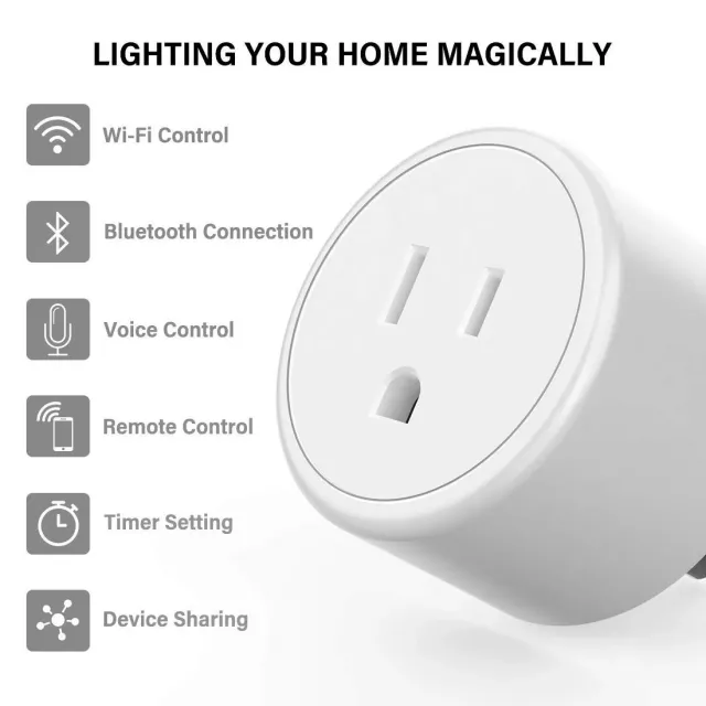 Smart Plug with Power Monitoring & WiFi Control - Image 4