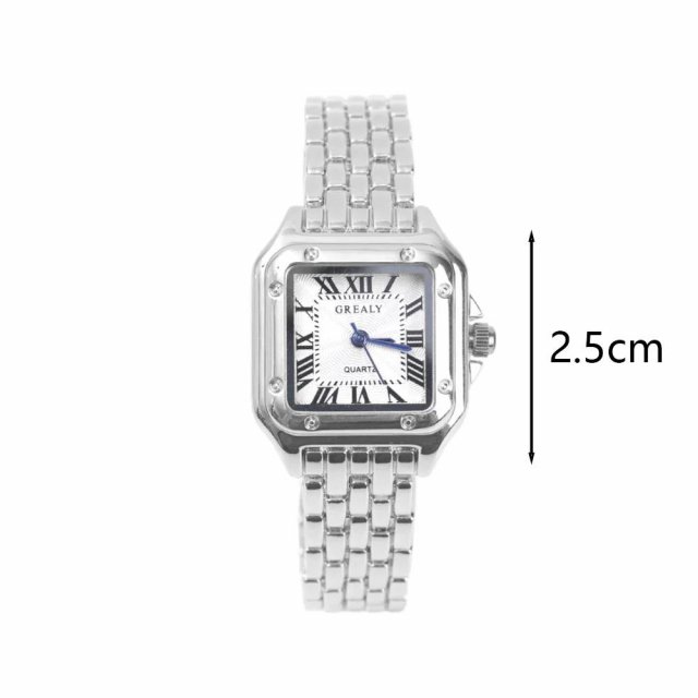 Women’s Silver Square Watch - Image 6