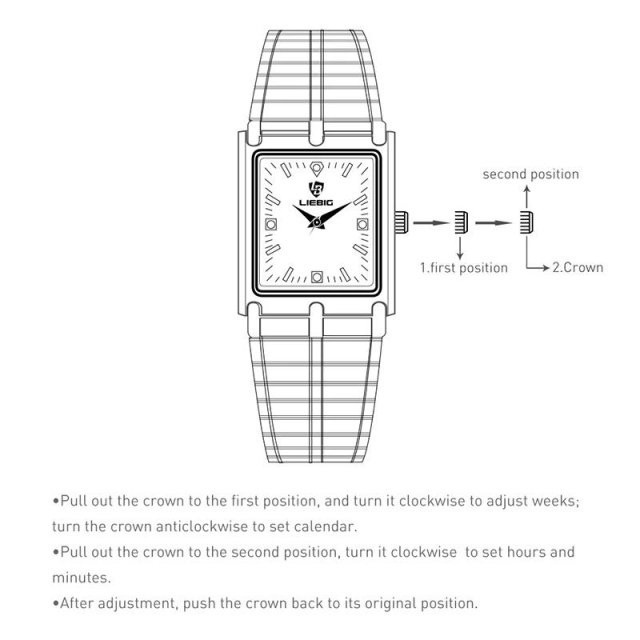 Luxury Gold Steel Bracelet Watch - Image 5