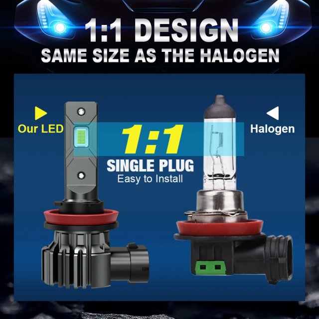 Super Bright LED Headlight and Fog Light Bulbs - Image 5