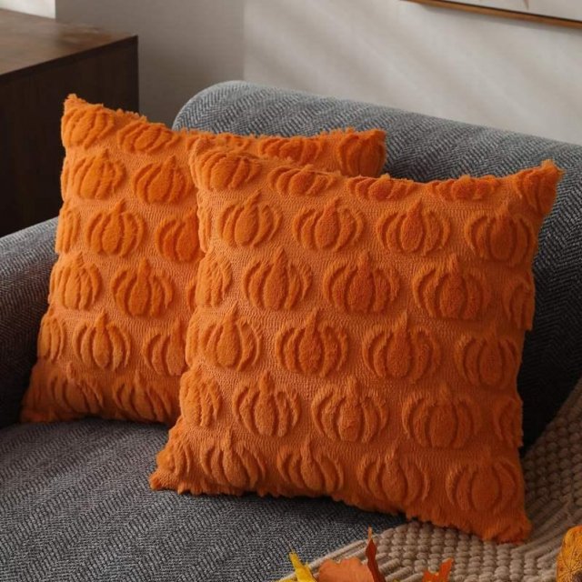 Autumn Pumpkin Cushion Cover - Image 2