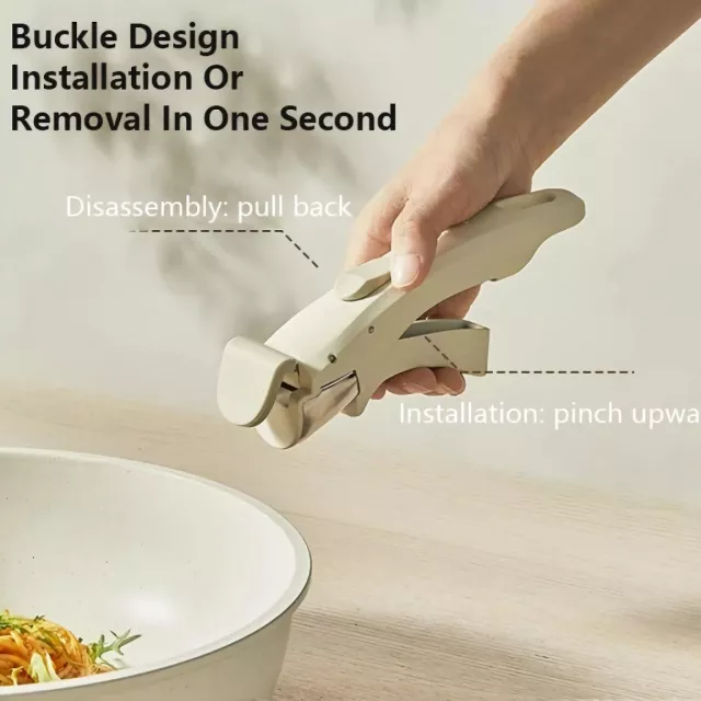 5-Piece Nonstick Cookware Set with Removable Handles - Image 4