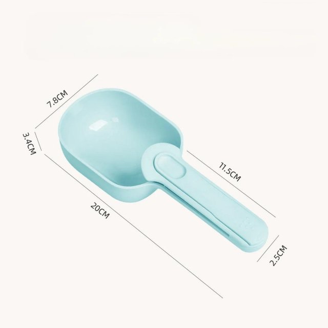 3-in-1 Multifunction Cat and Dog Food Scoop with Sealing Bag Clip - Image 5