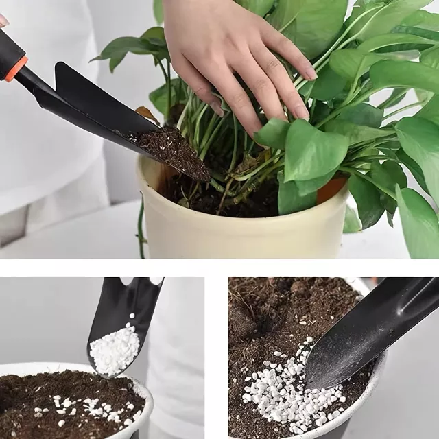 Heavy Duty Carbon Steel Garden Shovel with Soft Rubberized Handle - Image 5