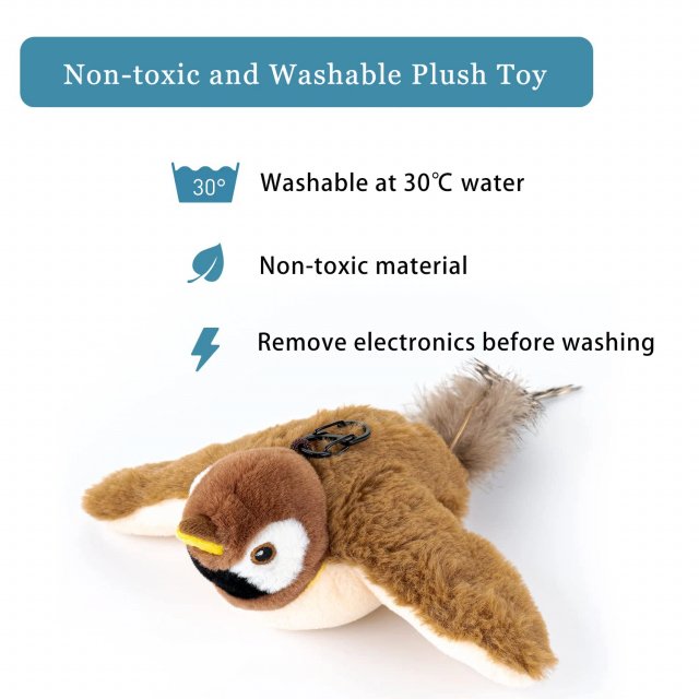 Interactive Chirping Sparrow Cat Toy - Image 6