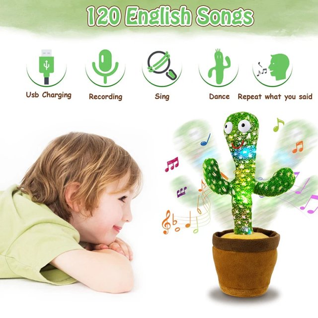 Interactive Dancing Cactus Toy - Image 4