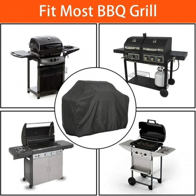 Heavy Duty Waterproof BBQ Grill Cover for Outdoor Protection - Image 4