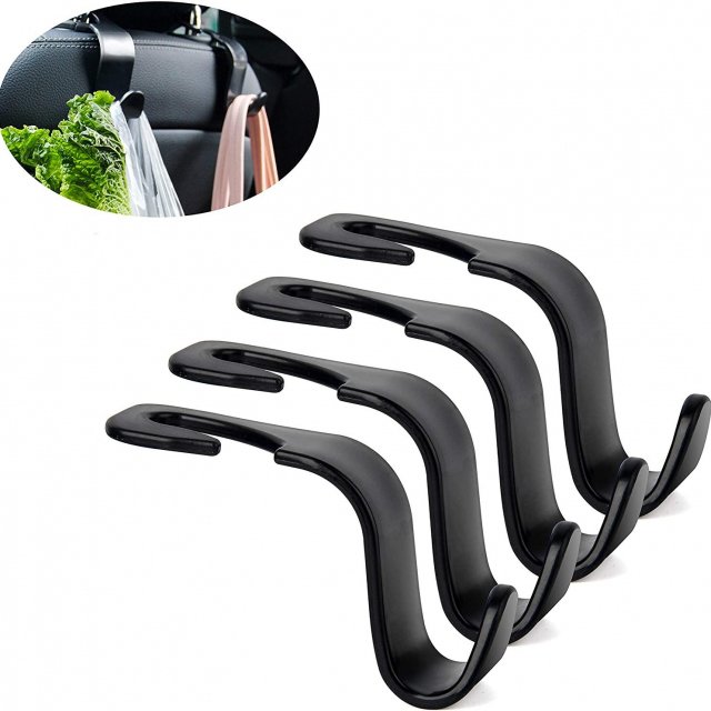 Car Seat Headrest Hook Back Seat Organizer for Handbags and Coats - Image 6