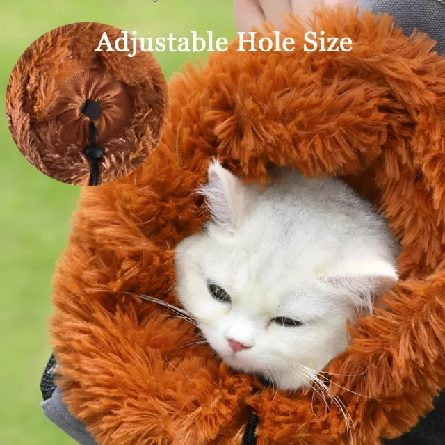 Lion-Shaped Cat & Dog Carrier Bag - Image 3
