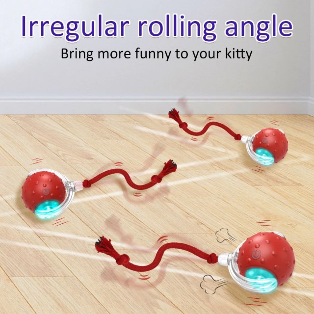 Interactive Cat Rolling Ball with Chirping Sound and Motion Sensor - Image 4