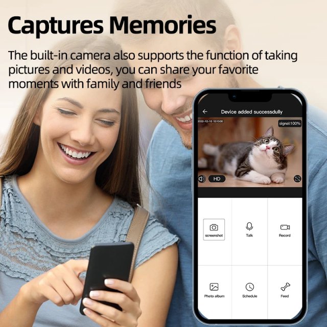 Smart Automatic Cat Feeder with Camera and Voice Recorder - Image 4