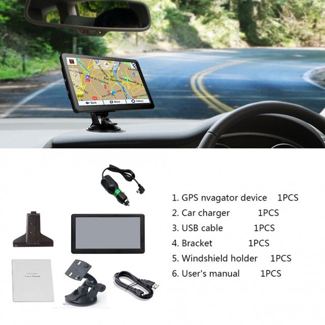 7-Inch GPS Navigation System with HD Touch Screen - Image 6