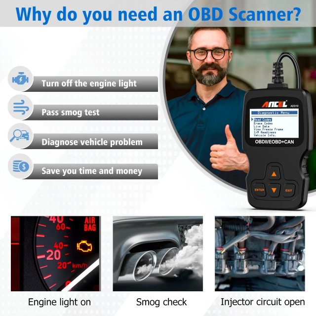 Professional OBD2 Car Diagnostic Tool - Image 4