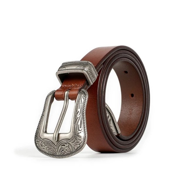 Elegant Genuine Leather Women’s Belt - Image 3