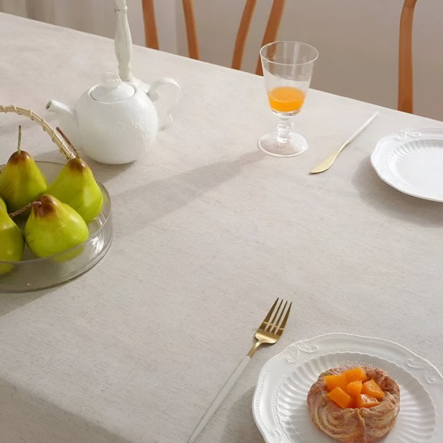 Linen Cotton Washable Tablecloth – Elegant Flax Fabric for Weddings, Home Parties, and Dining Banquets - Image 4