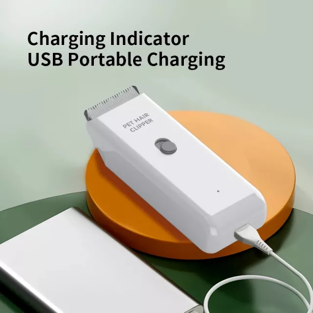 Rechargeable Low-Noise Pet Hair Trimmer for Professional Grooming - Image 3