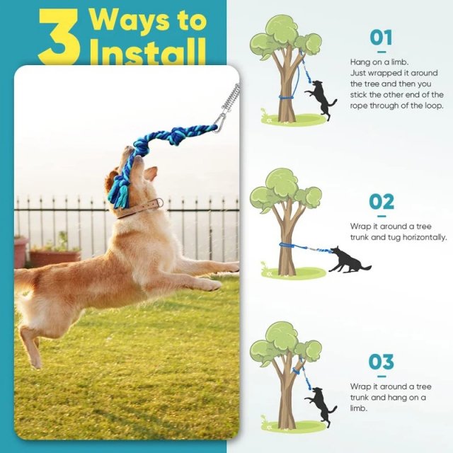 Bungee Dog Tug Toy - Image 5