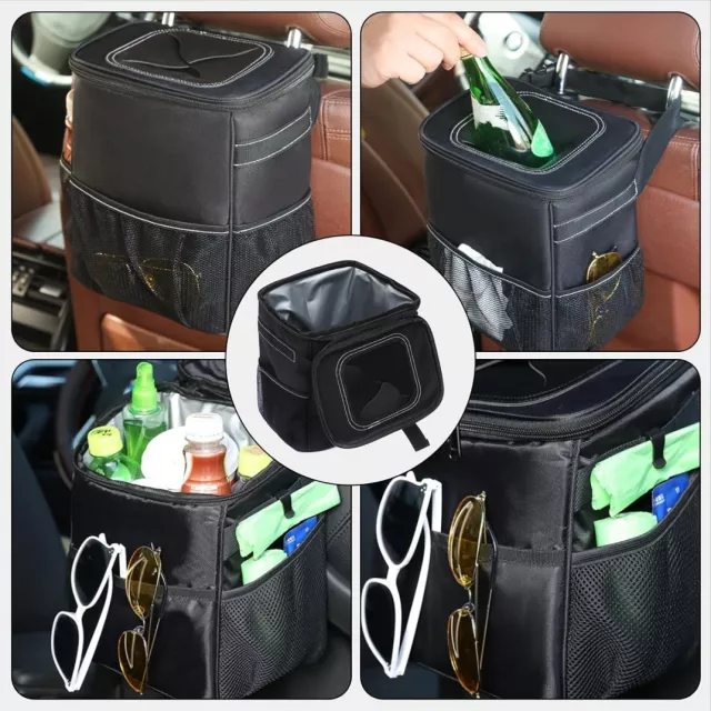 Large Capacity Waterproof Hanging Car Trash Can - Image 6
